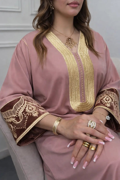 La robe tulipe ✨ فخامة ناعمة بتطريز راقٍ
