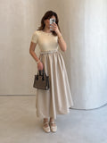 Robe Lina Bicolore Ceinturée