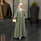 Abaya Fleur Brodée 2026
